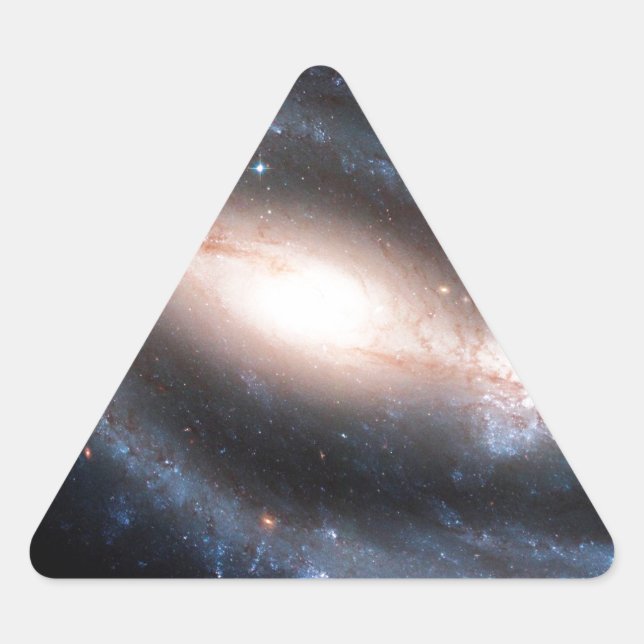 Sticker Triangulaire Galaxie spirale majestueuse Imprimer Voie Lactée A (Devant)