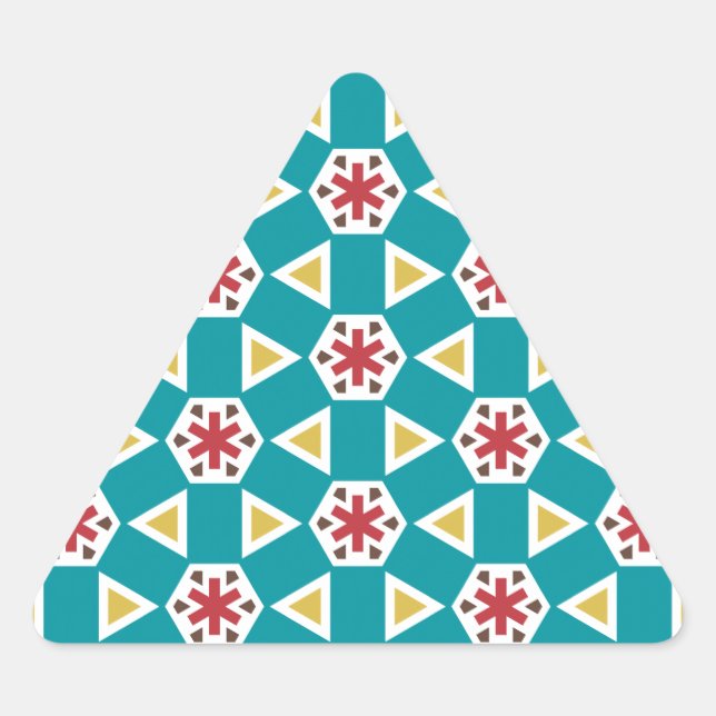 Sticker Triangulaire géométrique 230614 (01) (Devant)