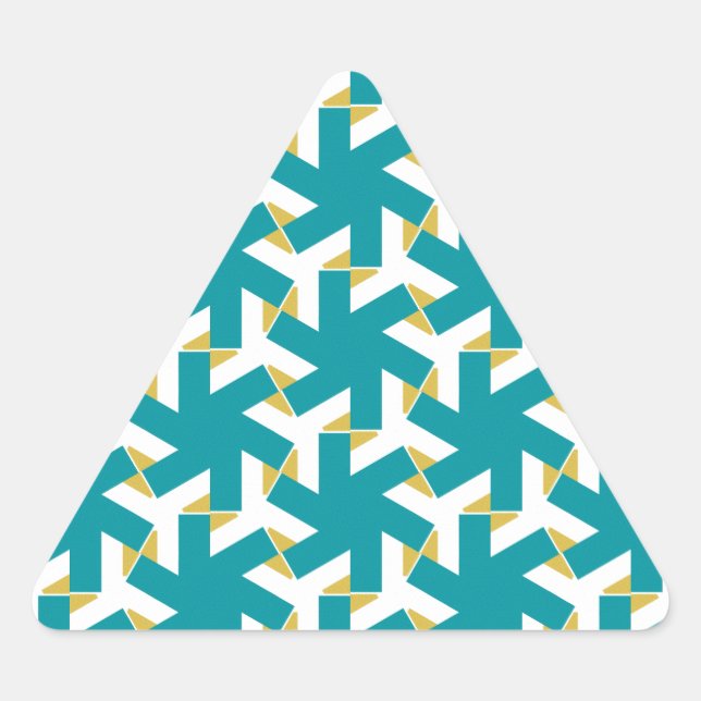Sticker Triangulaire géométrique 230614 (03) (Devant)