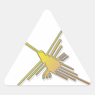 Sticker Triangulaire Golden Nazca