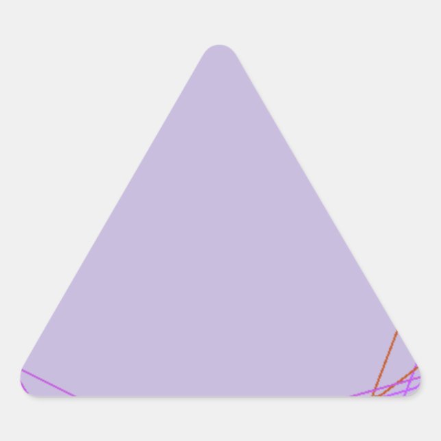 Sticker Triangulaire gris 8297 Art abstrait (Devant)