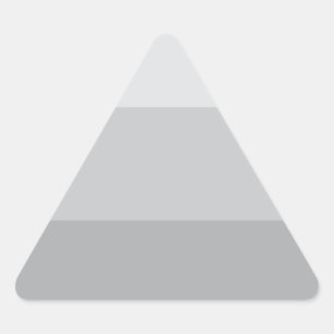 Sticker Triangulaire Gris argenté rayé