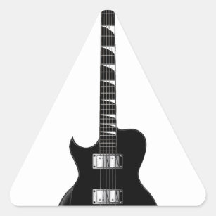 Sticker Triangulaire Guitare électrique