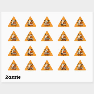 Sticker Triangulaire Halloween