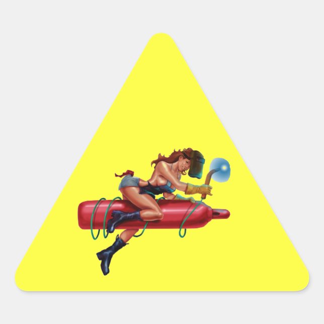 STICKER TRIANGULAIRE HARDHATZ (Devant)