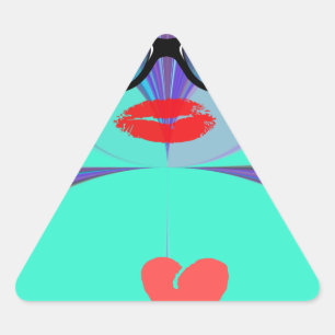 Sticker Triangulaire Heart Selfie