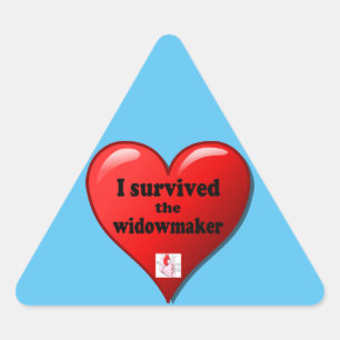Sticker Triangulaire I Survived the widowmaker