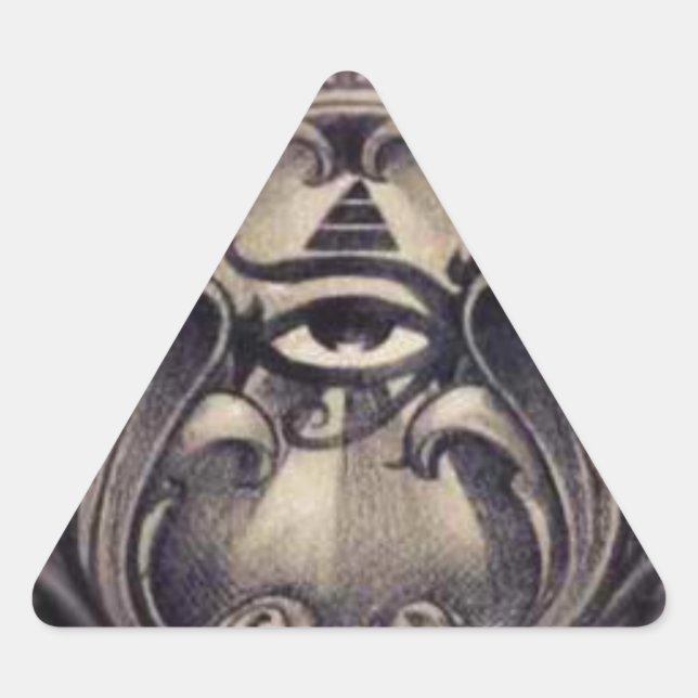 Sticker Triangulaire illuminati (Devant)