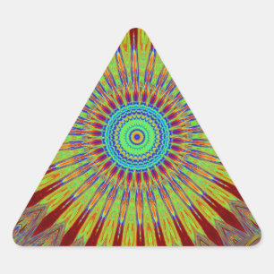 Sticker Triangulaire Iran tapis Africain ethnie tribale motif.jpg