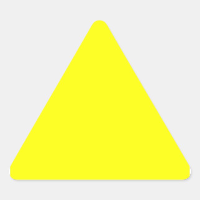 Sticker Triangulaire Jaune Arc-en-ciel (Devant)