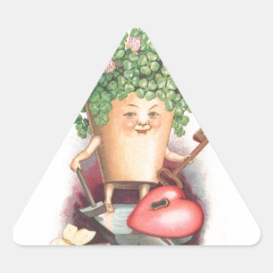 Sticker Triangulaire Jour de Saint Patrick