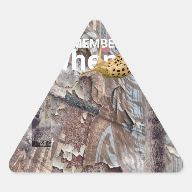 Sticker Triangulaire Journal de jonction Patchwork (Devant)