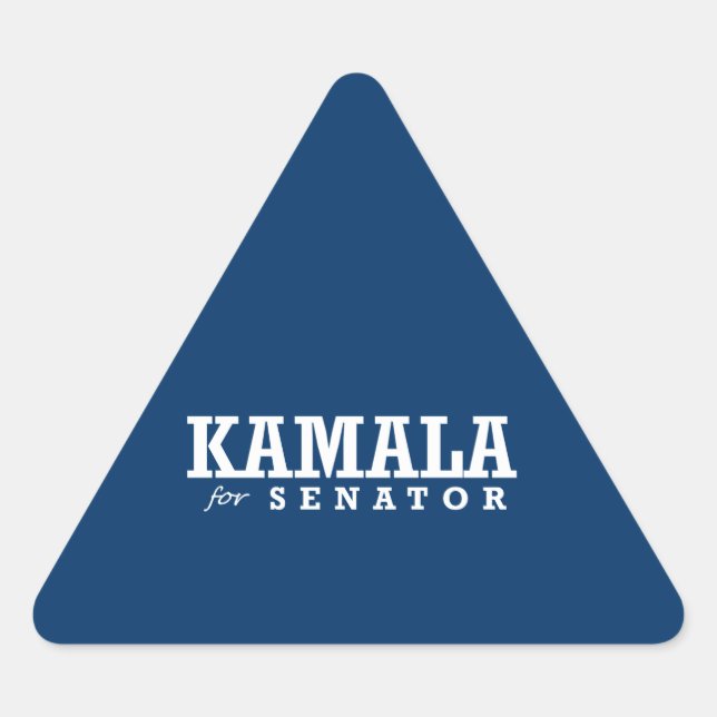 STICKER TRIANGULAIRE KAMALA POUR LE SÉNATEUR (Devant)
