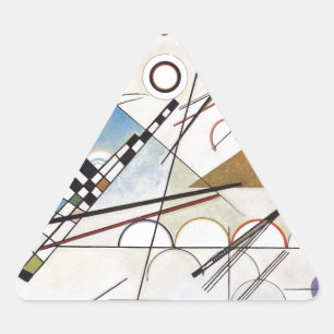 Sticker Triangulaire Kandinsky 1923/composition viii/pixdezines