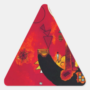 Sticker Triangulaire Kandinsky Mit und Gegen