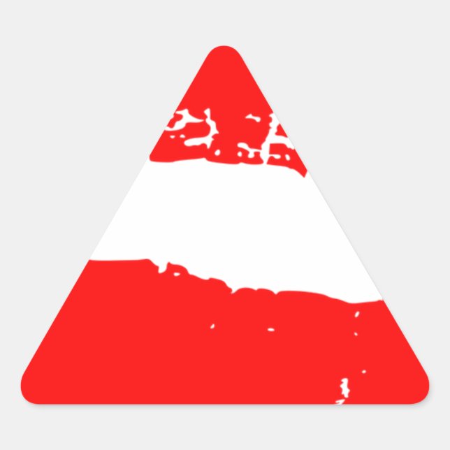 Sticker Triangulaire Kiss Lips Red Lipstick Losion Passion Valentine (Devant)