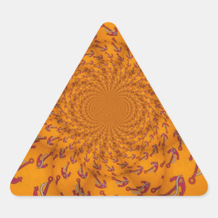 Sticker Triangulaire L'Afrique d'Ancre : un noeud nautique pour la cult