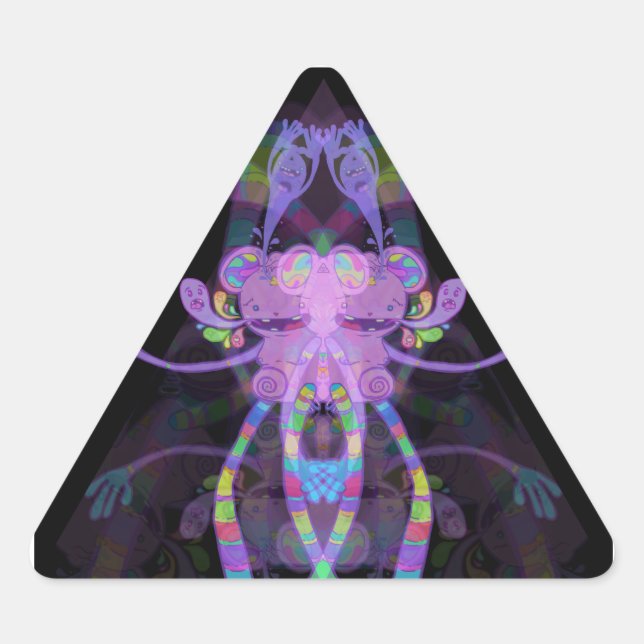 Sticker Triangulaire Lankee Tri-ppin (Devant)