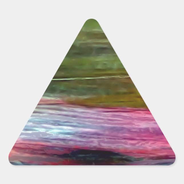 Sticker Triangulaire L'art accidentel (Devant)