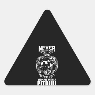 Sticker Triangulaire Le Pouvoir de la femme