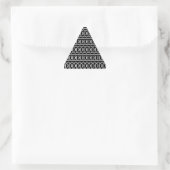 Sticker Triangulaire Lettre initiale D monogramme (Sac)