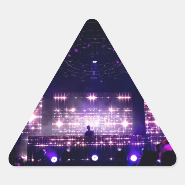 Sticker Triangulaire L'expérience vaudou-1 (Devant)