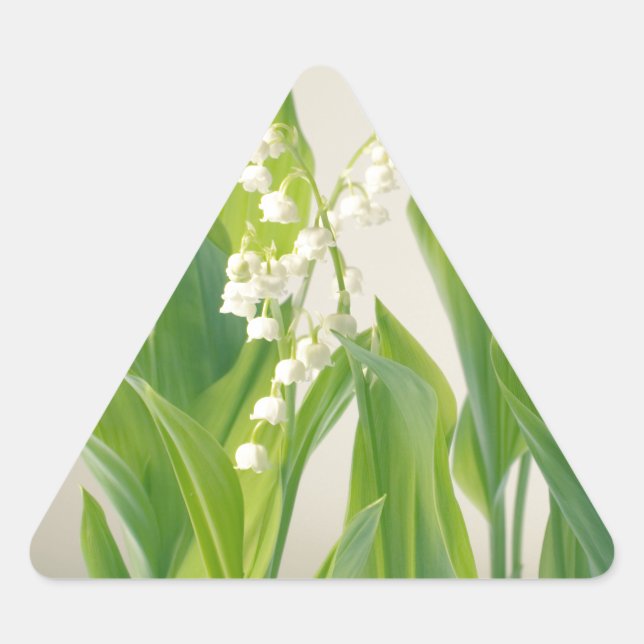 Sticker Triangulaire Lily de la Vallée (Devant)