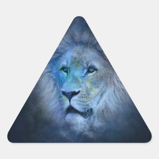 Sticker Triangulaire lion leo (Devant)