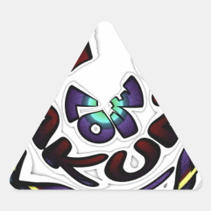 Sticker Triangulaire Love Hakuna Matata beaux cadeaux