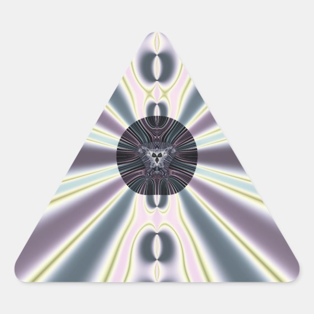 Sticker Triangulaire Lumières de diamant (Devant)