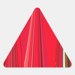 Sticker Triangulaire Magnifique conception d'art abstrait de couleur de