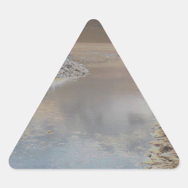 Sticker Triangulaire Maison légère en Cascais Portugal (Devant)