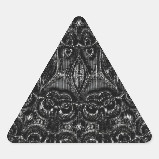 Sticker Triangulaire Mandala (Devant)