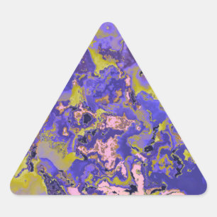 Sticker Triangulaire Marbre Radioactif
