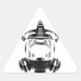 Sticker Triangulaire Masque gaz