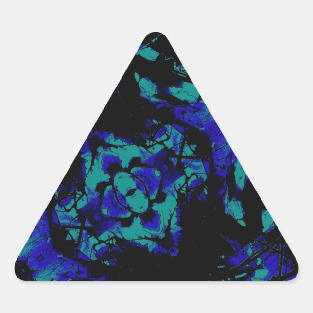 Sticker Triangulaire Matière aquatique (Devant)