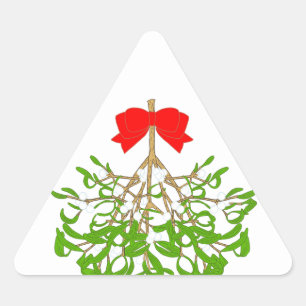 Sticker Triangulaire Mistletoe