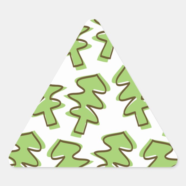 Sticker Triangulaire modèle arbre (Devant)