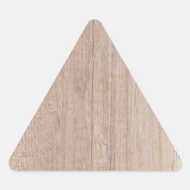 Sticker Triangulaire Modèle vierge tendance avec un aspect de planche e (Devant)