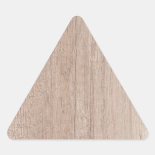 Sticker Triangulaire Modèle vierge tendance avec un tableau en bois cré