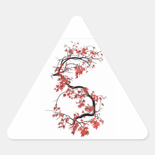 Sticker Triangulaire monogramme (Devant)