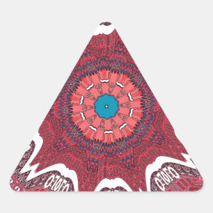 Sticker Triangulaire Motif tribal de l'ethnie Sindh.jpg