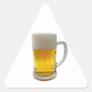 Sticker Triangulaire Mug de bière