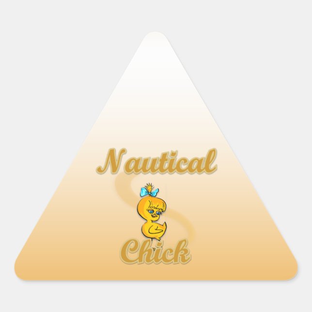 Sticker Triangulaire Nautique (Devant)