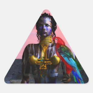 STICKER TRIANGULAIRE NORA CYBER WARRIOR TRIANGLE