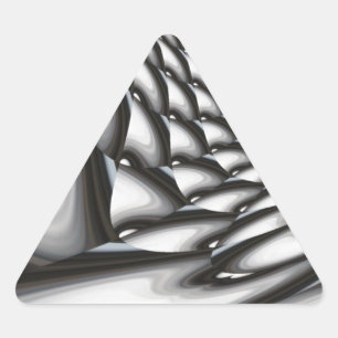 Sticker Triangulaire Oeuvre Abstraite