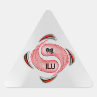 Sticker Triangulaire Oh mon Dieu !