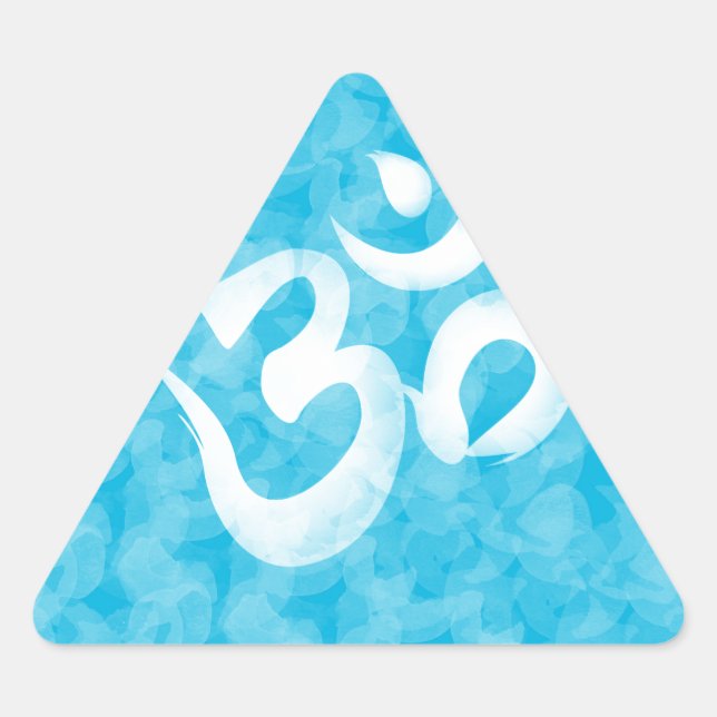 Sticker Triangulaire Om/Aum (Devant)
