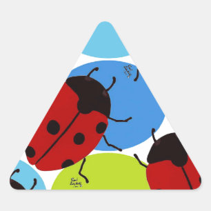 STICKER TRIANGULAIRE ORDINATEURS PORTABLES