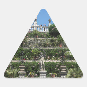 Sticker Triangulaire Palais Borromeo à Stresa, Italie